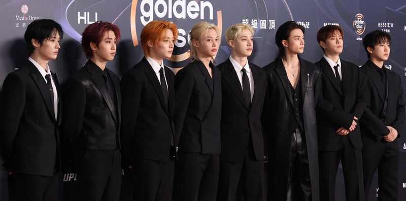 Stray Kids at the 40th Golden Disc Awards in January 2026 — the group confirmed it did not submit any music for the 69th Grammy Awards
