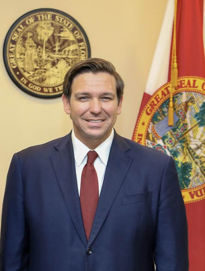 Official portrait of Florida Governor Ron DeSantis
