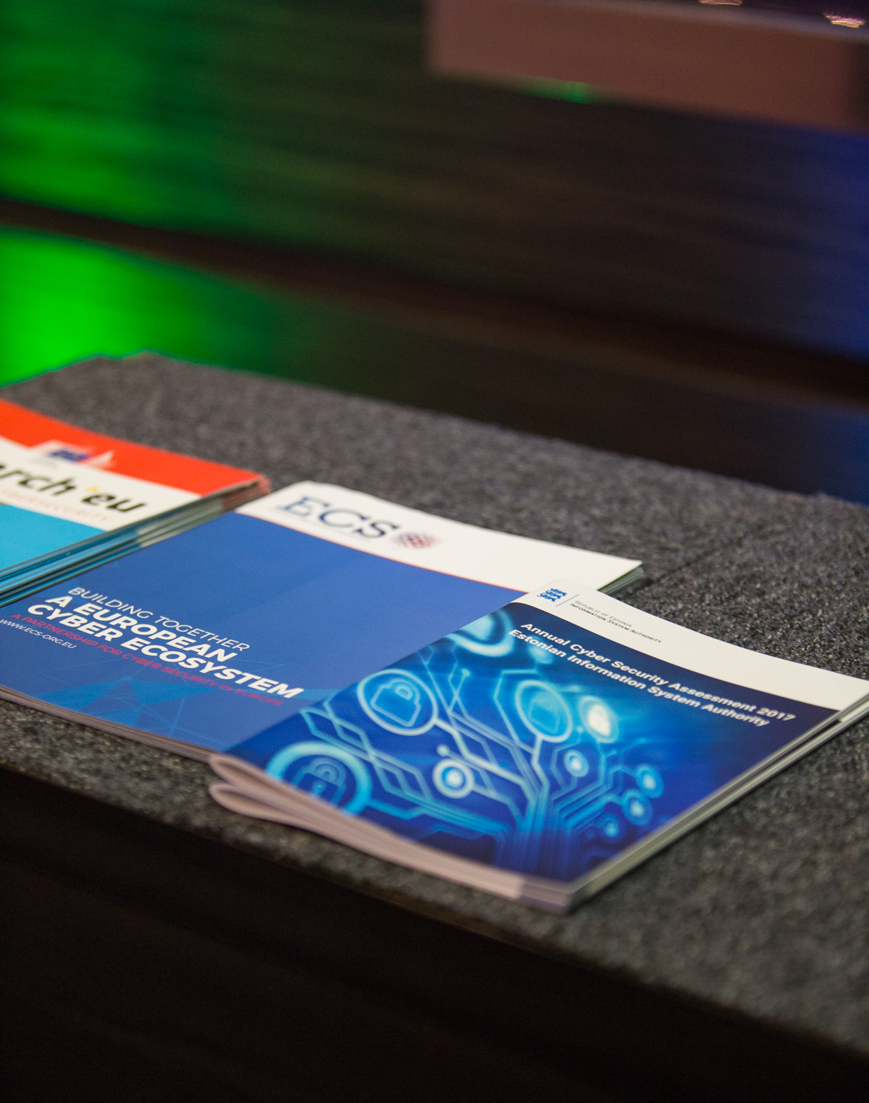 Delegates at a European cyber security conference