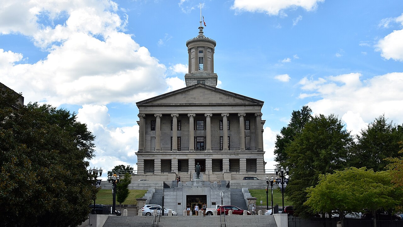 Tennessee State Capitol in Nashville where Governor Bill Lee accepted Frank Strada's resignation after the botched Christa Pike execution