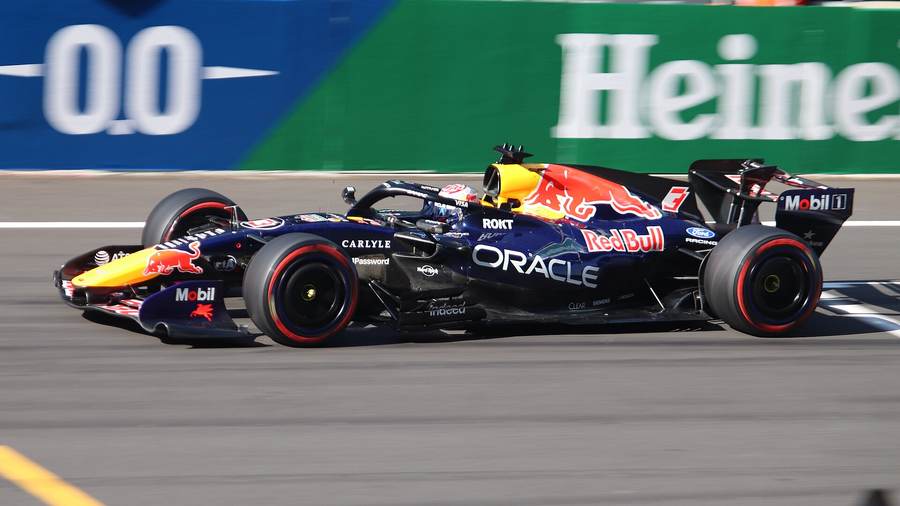 Max Verstappen's Red Bull during qualifying for the 2026 Chinese Grand Prix