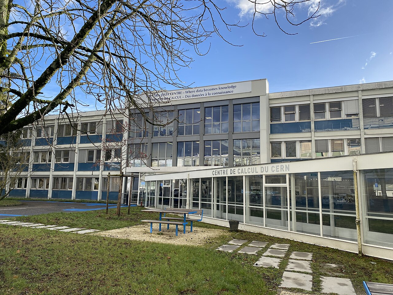 AI model containment red teaming — the CERN data centre building exterior, file photo