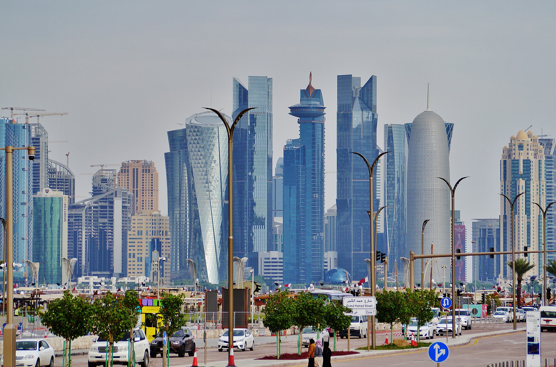 The West Bay skyline of Doha, Qatar — the capital from which Qatar mediates between Iran, the United States and Israel while building its own defence industry