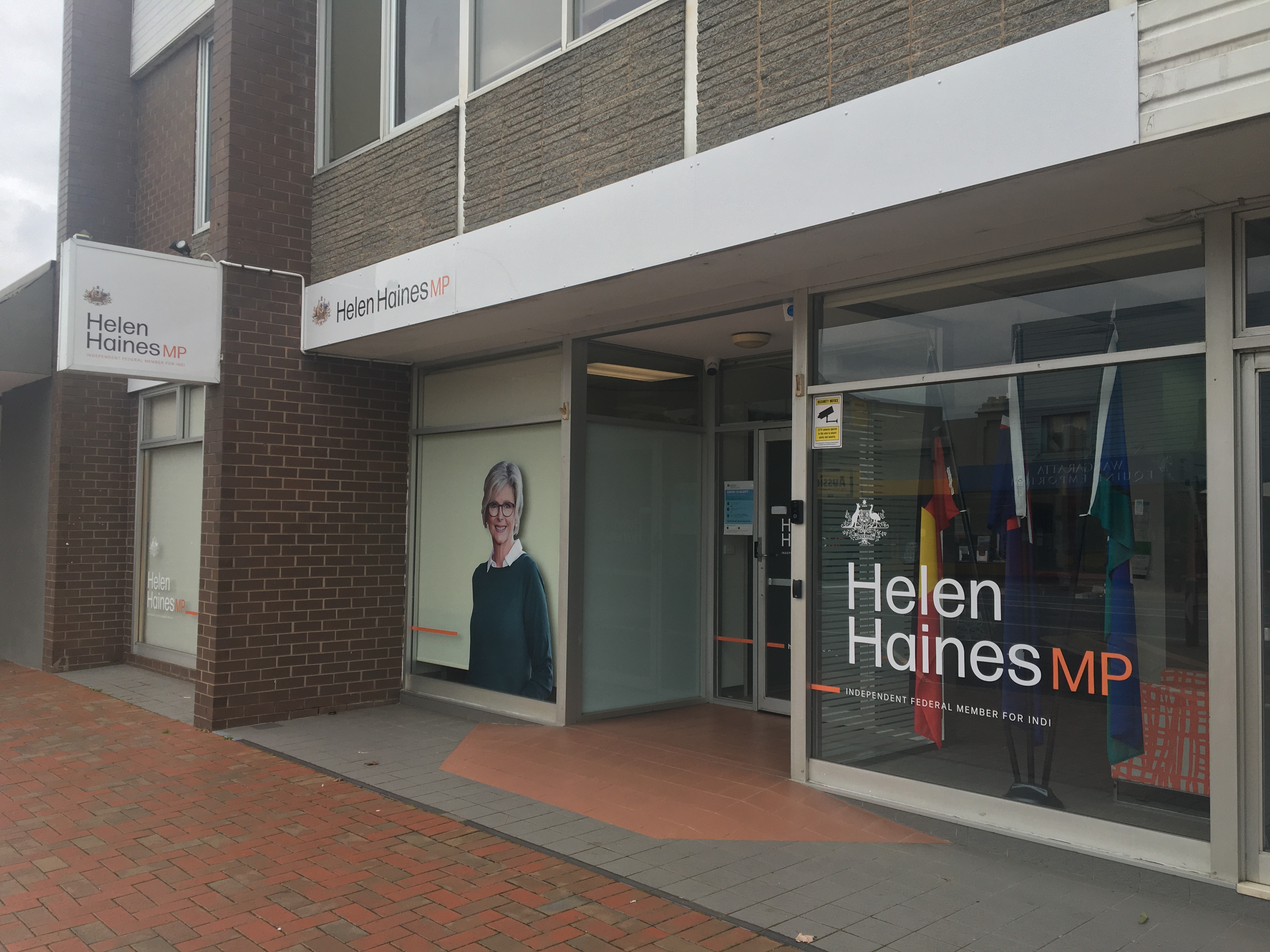 Helen Haines electorate office in Wangaratta, Victoria, near where the Helen Haines attack happened