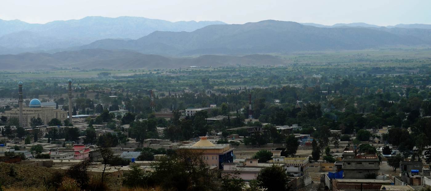 File view of Khost province where Pakistan said it struck drone launch and storage sites