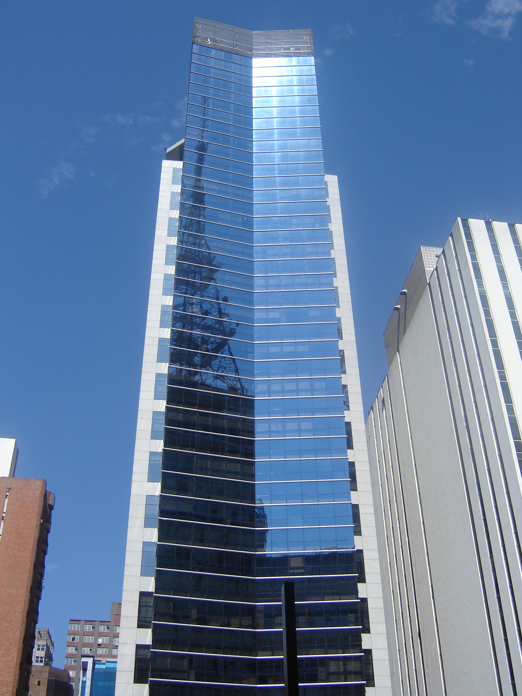 A Petrobras office tower in Rio de Janeiro in a file photo, after Petrobras shares fell in the Brazil stock market crash