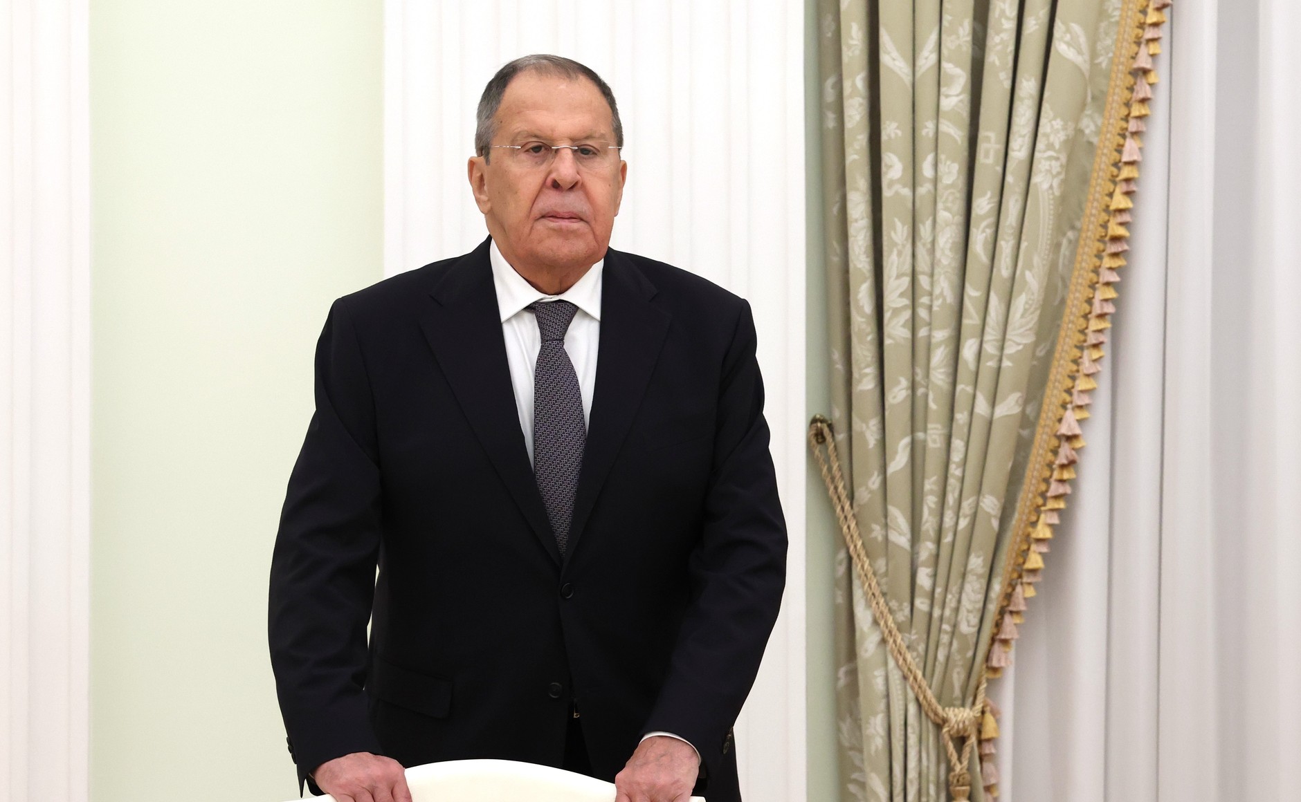 Russian Foreign Minister Sergey Lavrov — Lavrov arrived in Atlanta for the G20 foreign ministers meeting