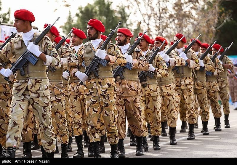 Soldiers of Iran's Artesh regular army — Tehran says its armed forces are fully prepared for any renewed US attack.