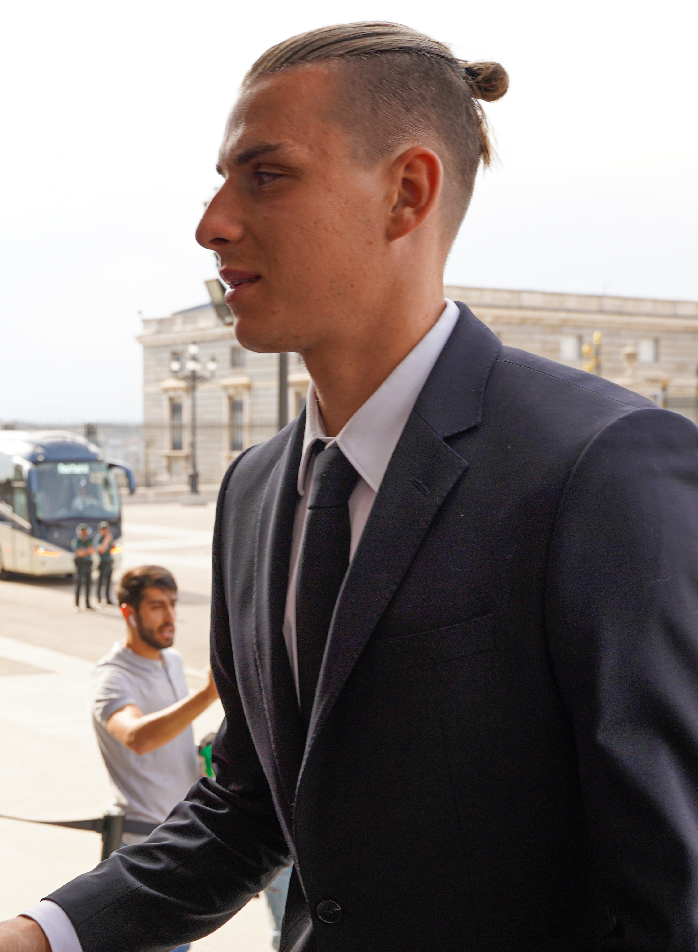 Andriy Lunin, who starts for Real Madrid against Barcelona in El Clasico after Courtois was ruled out with flu