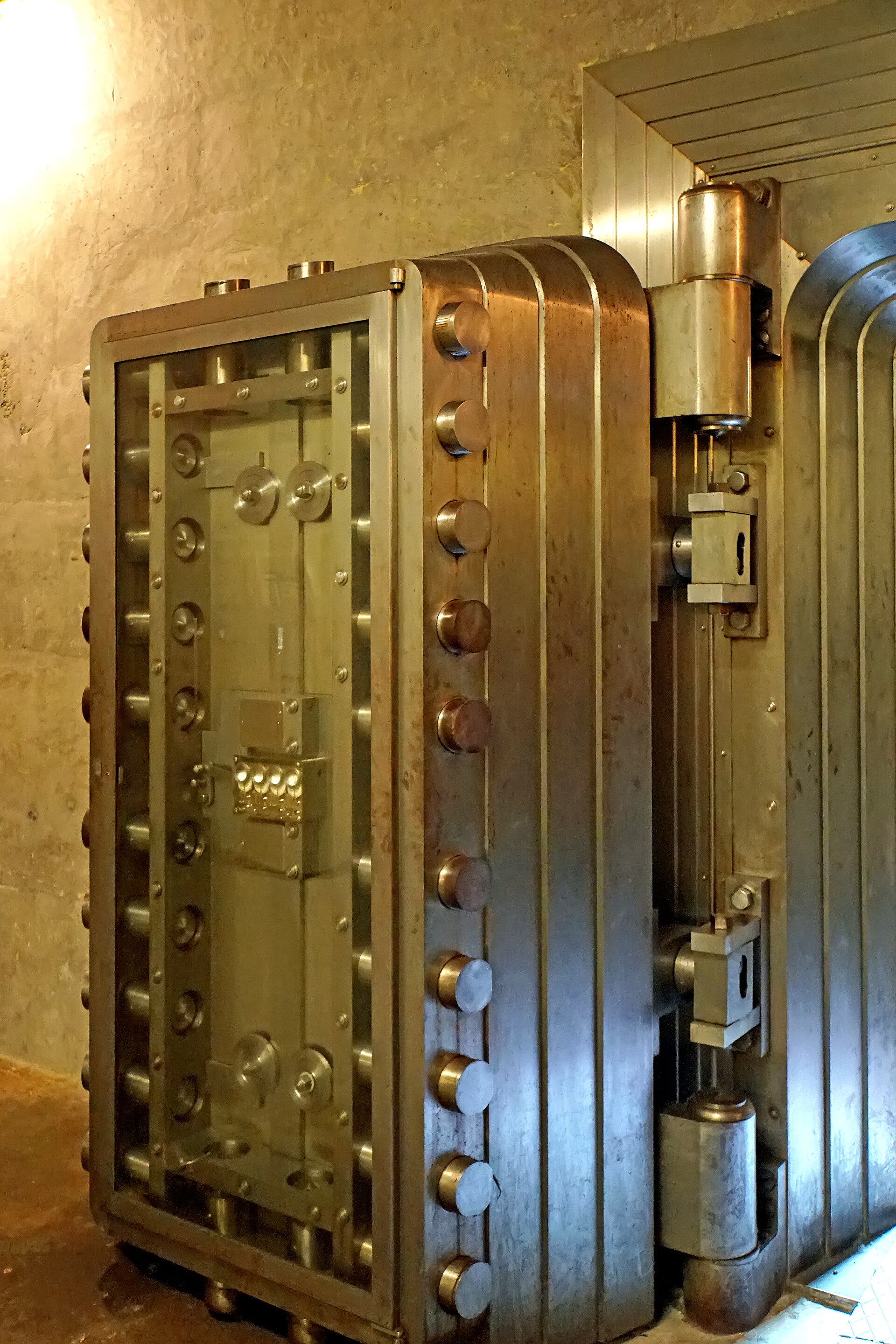 Gold bars stacked inside a vault — gold futures rose 1.5 percent to 4147.70 dollars an ounce on October 15 2026