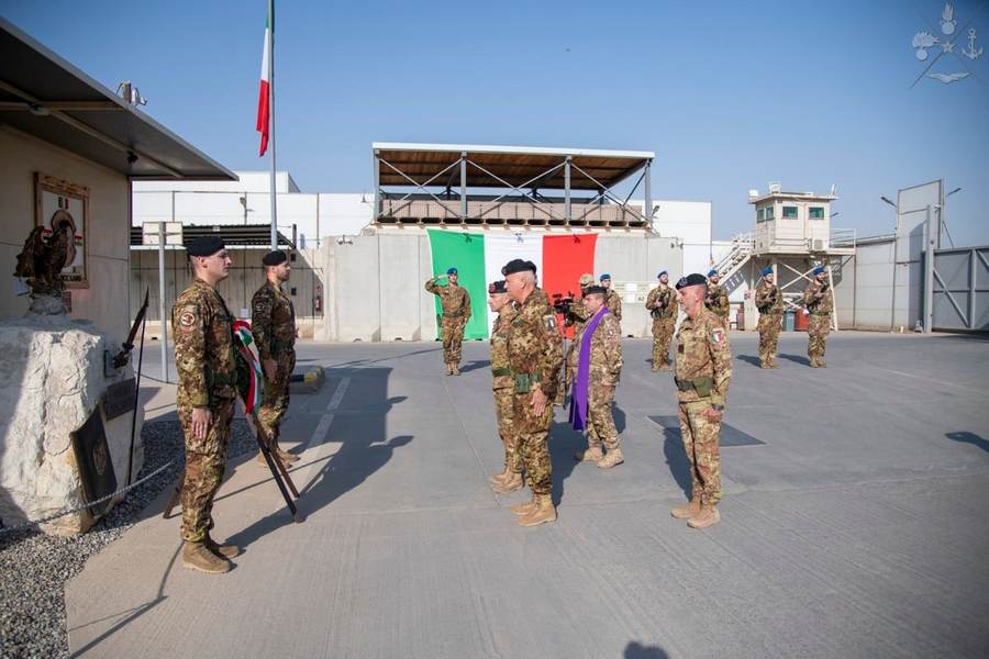 Italian soldiers at the Erbil military base in Iraq's Kurdistan region — Italy completed the withdrawal of its last troops from Iraq on September 29, 2026, ending a 12-year presence