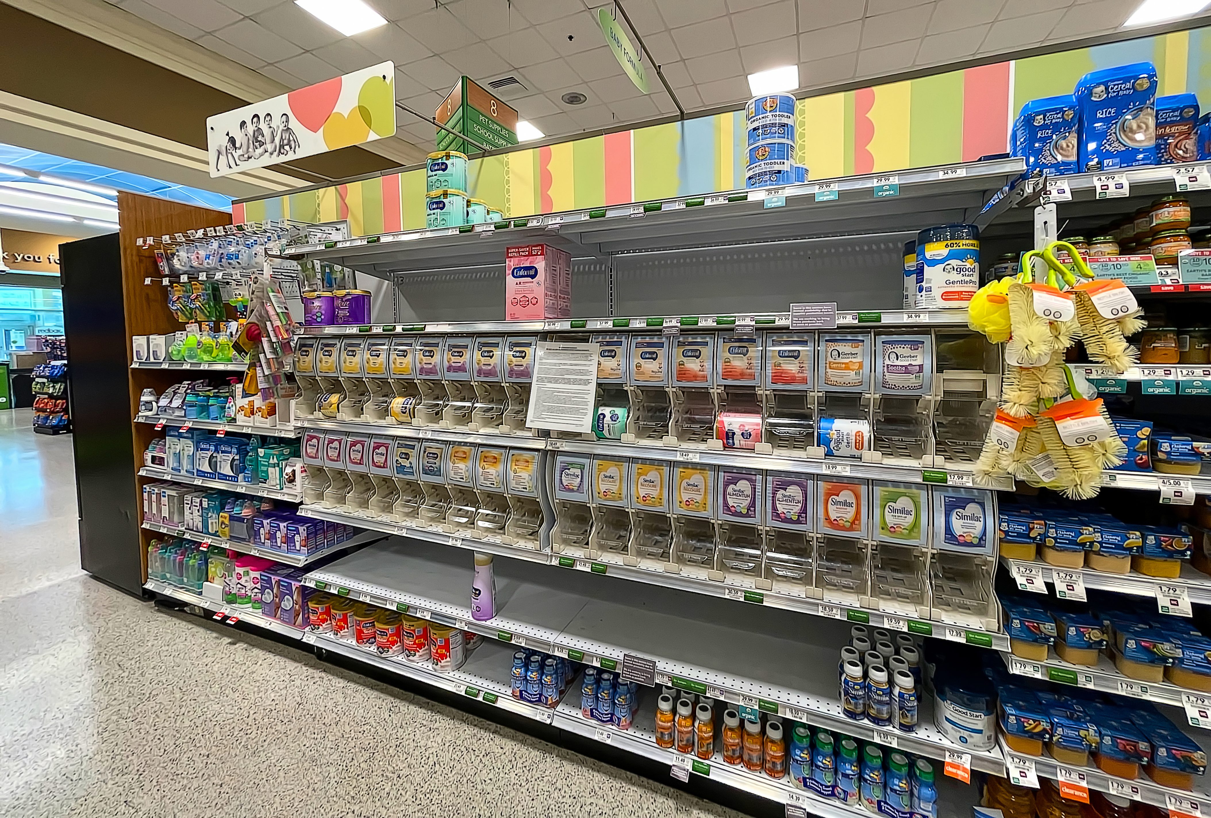 Abbott spinoff Similac infant formula on store shelves — the business at the centre of the 2022 shortage