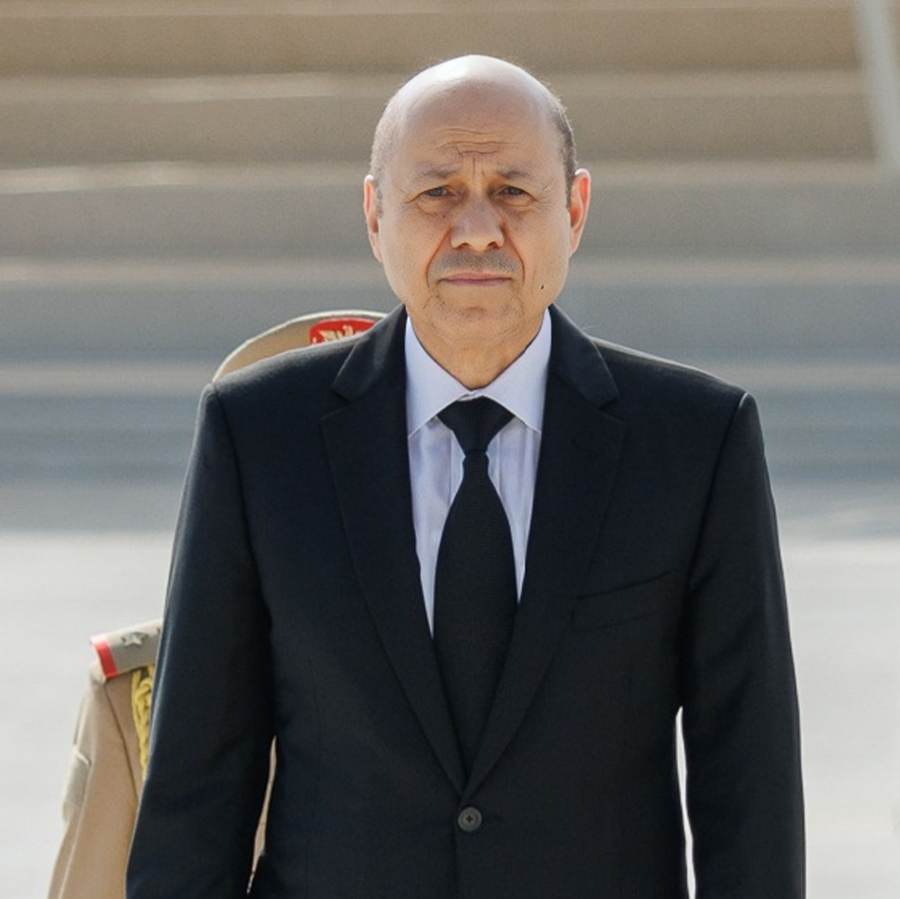 Rashad al-Alimi, chairman of Yemen's Presidential Leadership Council, in a 2022 file photograph