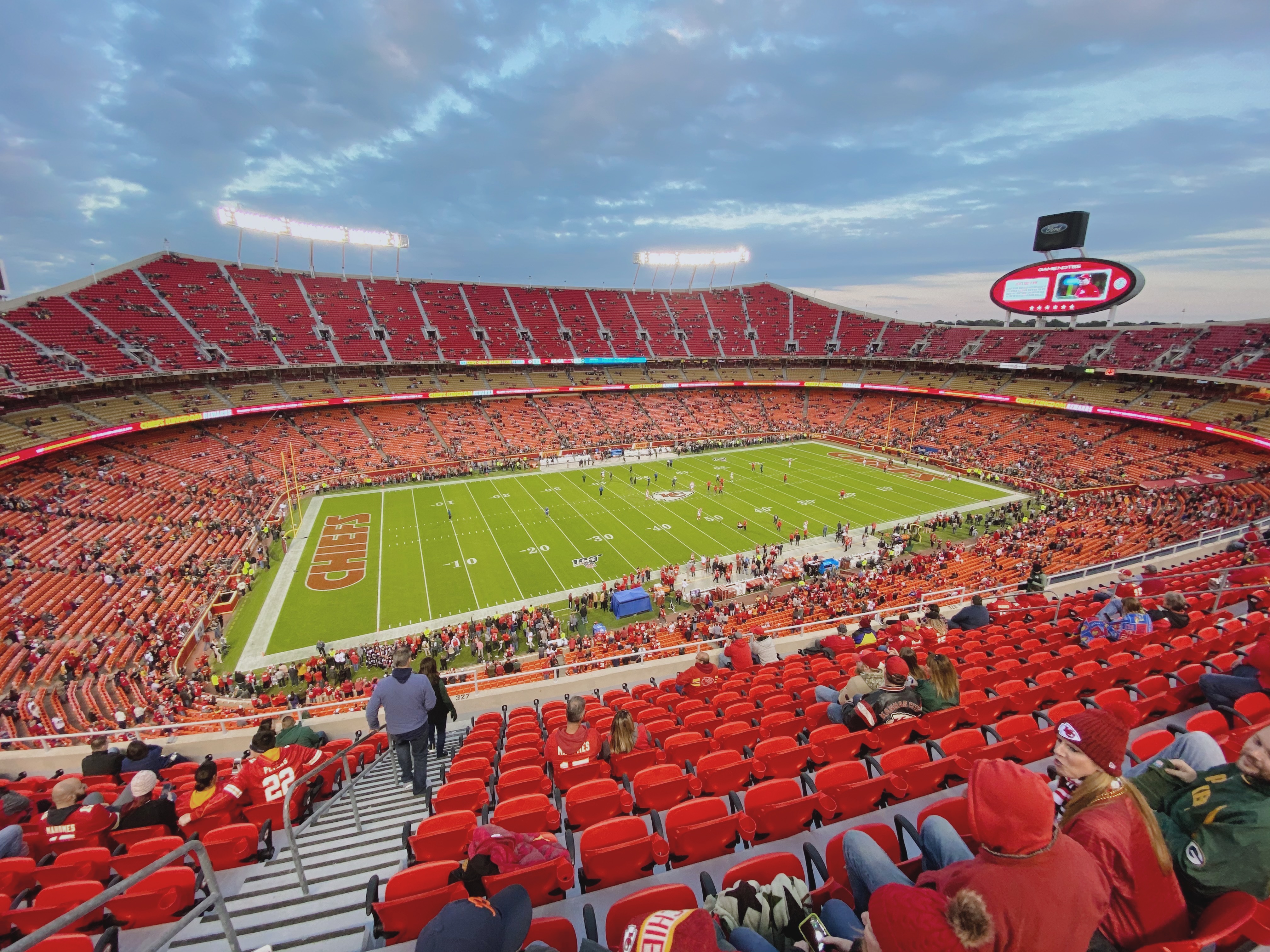 Chiefs vs Chargers final score — Arrowhead Stadium in Kansas City