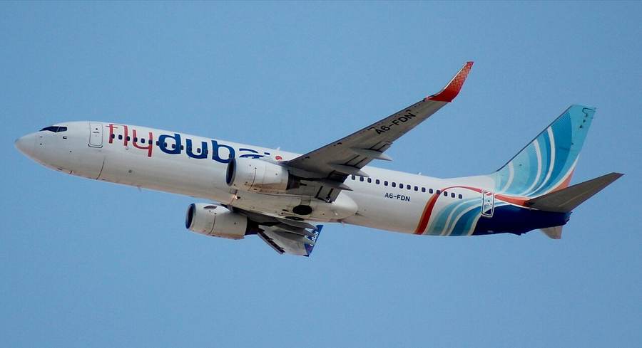 Flydubai Boeing 737 illustrating the Smit Machchhar Modi video call story