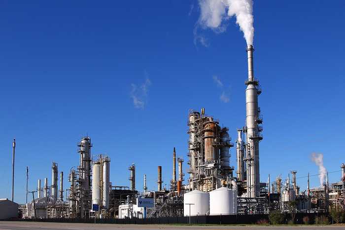 Refinery towers at Valero Three Rivers in Texas during the global diesel shortage of 2026