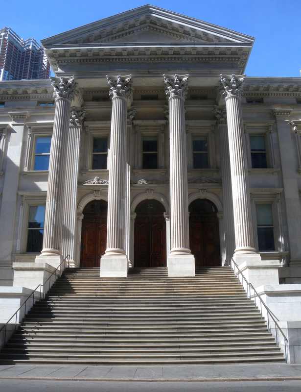 Tweed Courthouse headquarters during the NYC schools sexual misconduct probe