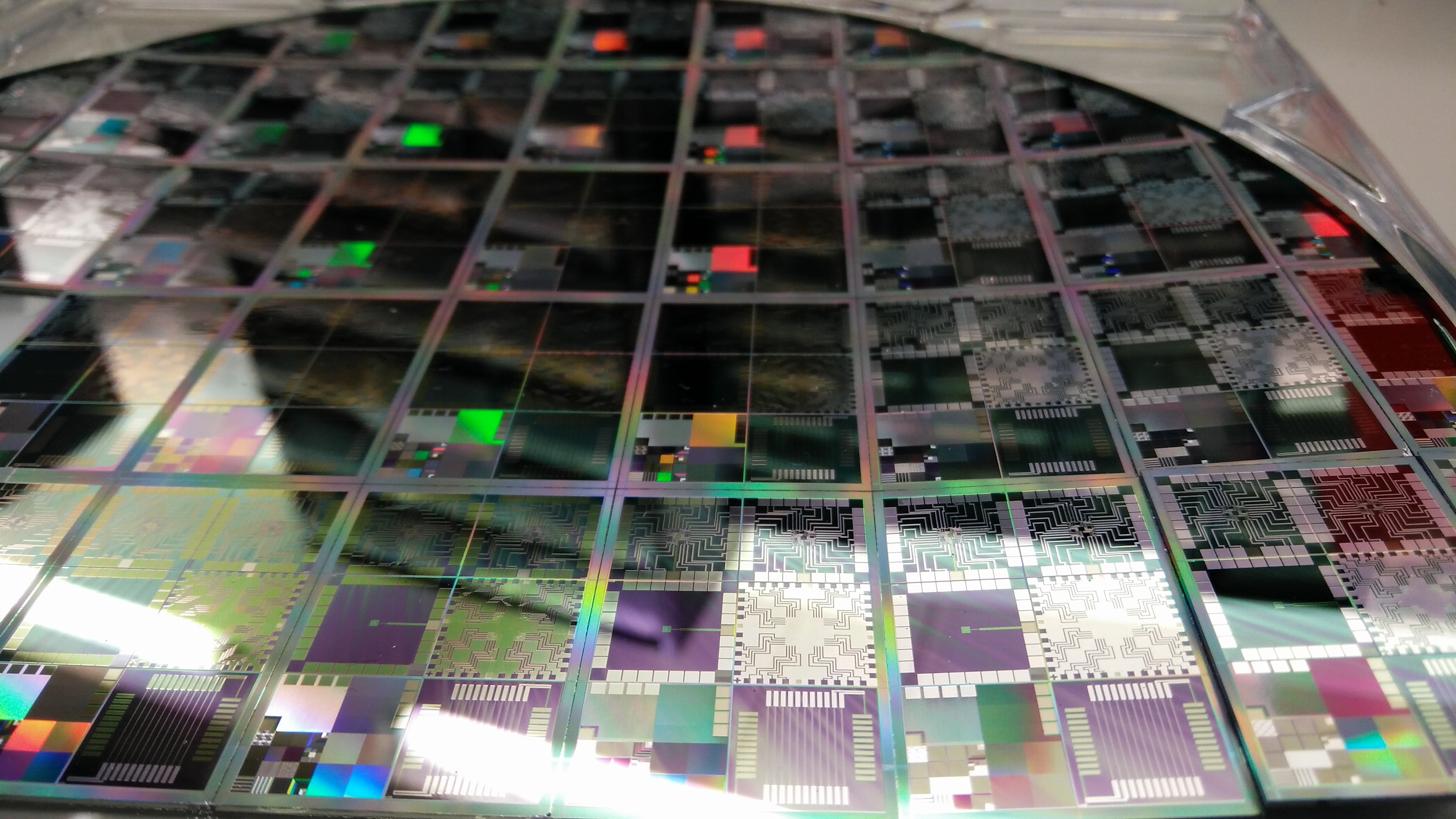 Semiconductor wafer with microelectronic dies — South Korea semiconductor exports tripled in October 2026