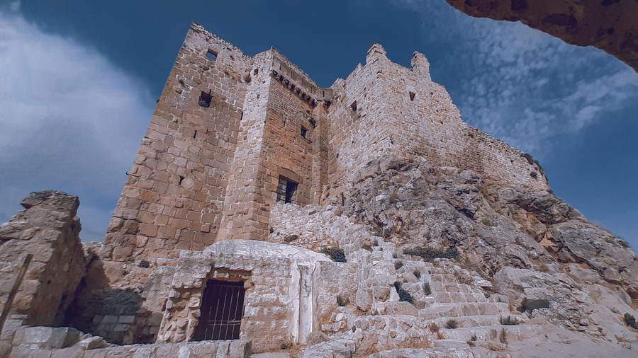 The citadel of Masyaf, the historic town near the bridge where the September 2026 Syria bus attack took place