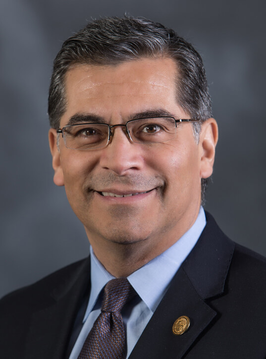 Official portrait of Xavier Becerra, former U.S. Secretary of Health and Human Services and Democratic candidate for California governor