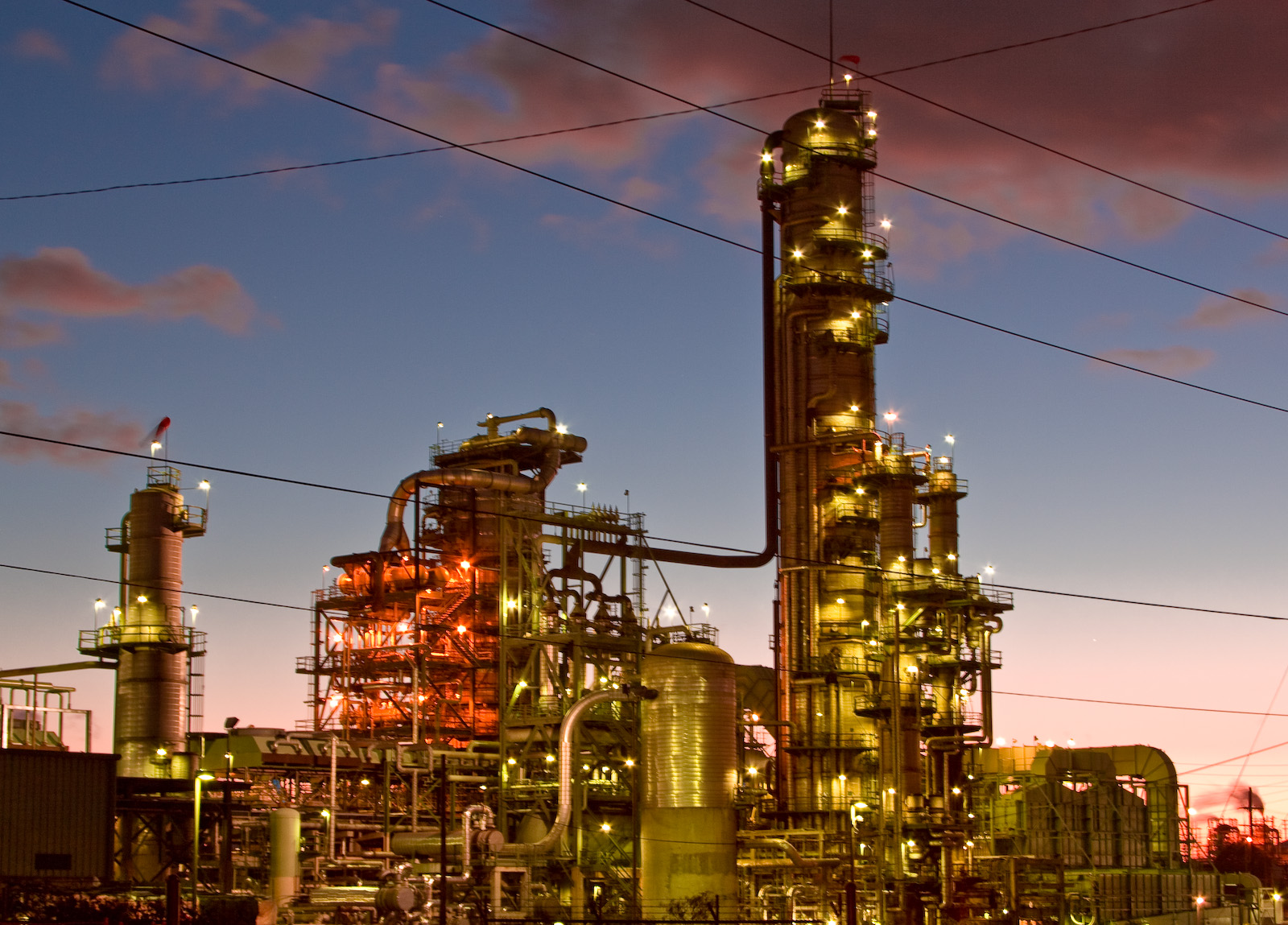 Chevron's El Segundo refinery in California, one of the company's U.S. fuel-making plants