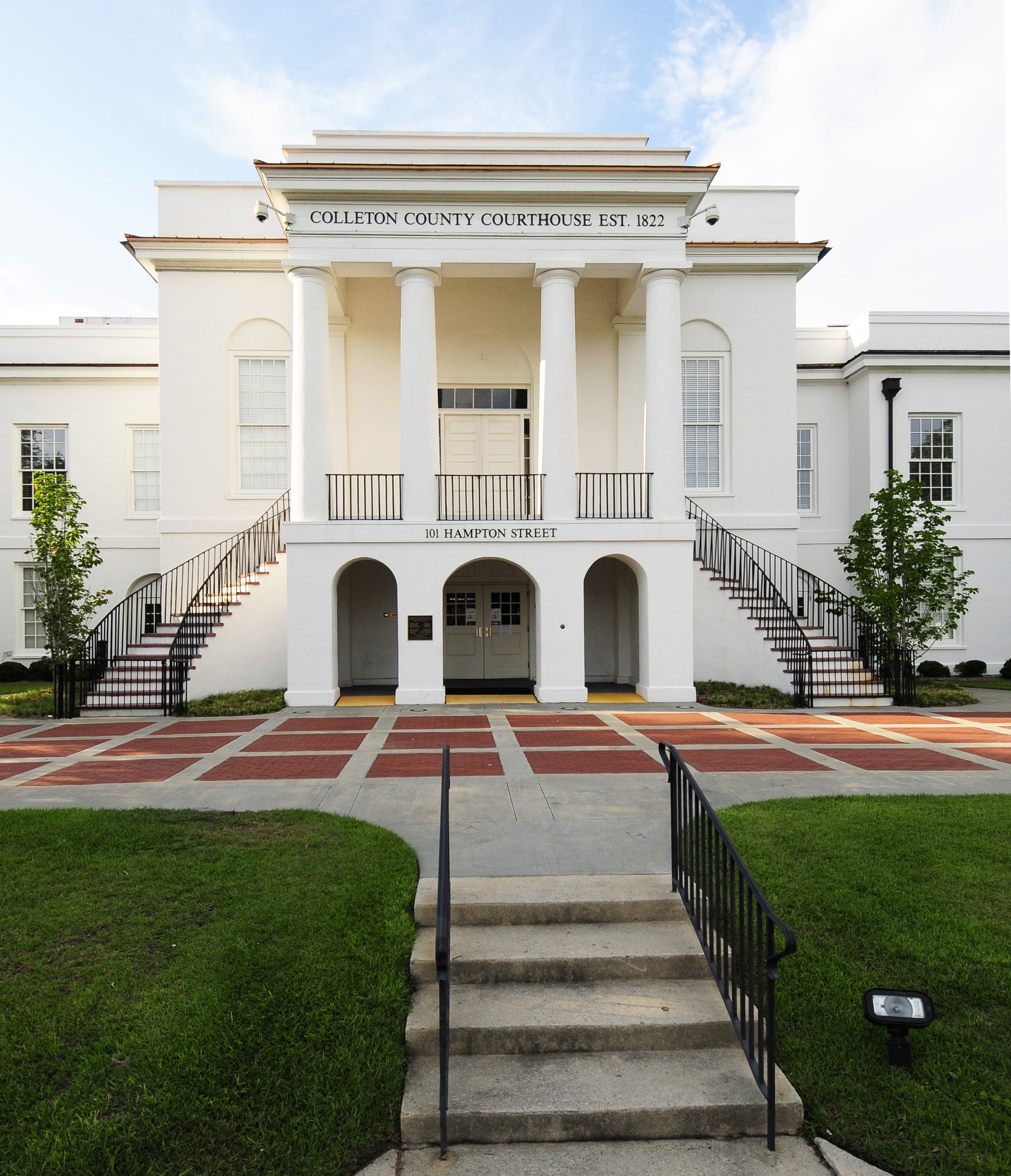 The Colleton County Courthouse in Walterboro, South Carolina, where Alex Murdaugh was tried and convicted in 2023