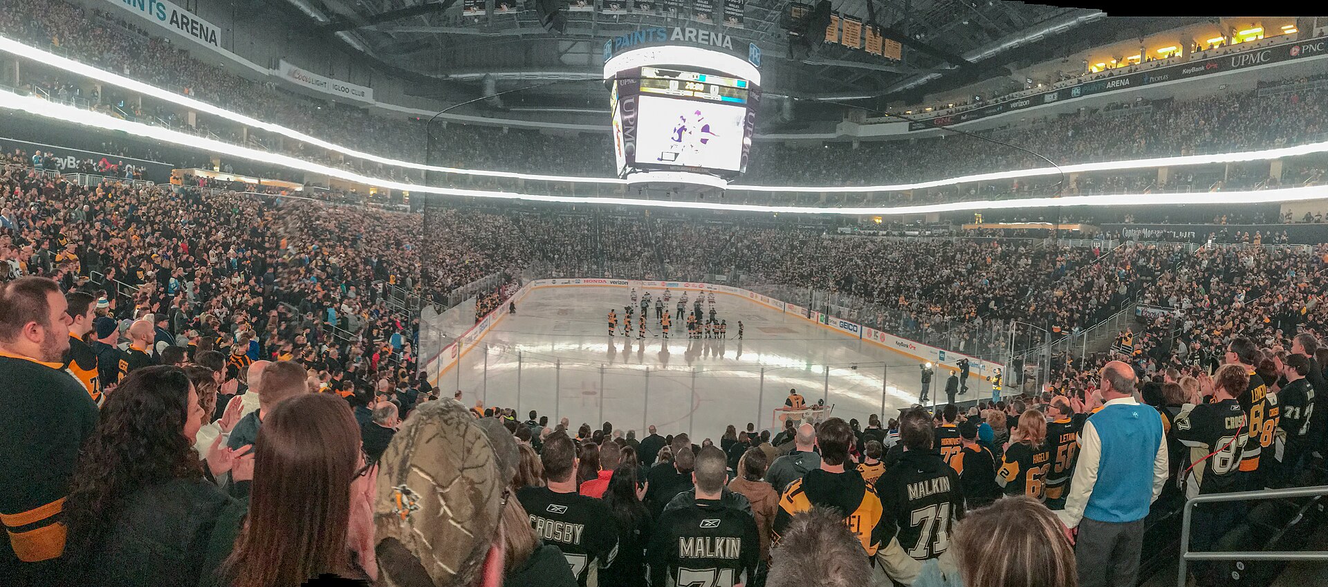 PPG Paints Arena in Pittsburgh, where Cooper Black, the tallest goalie in NHL history, made his Florida Panthers debut on October 22 2026