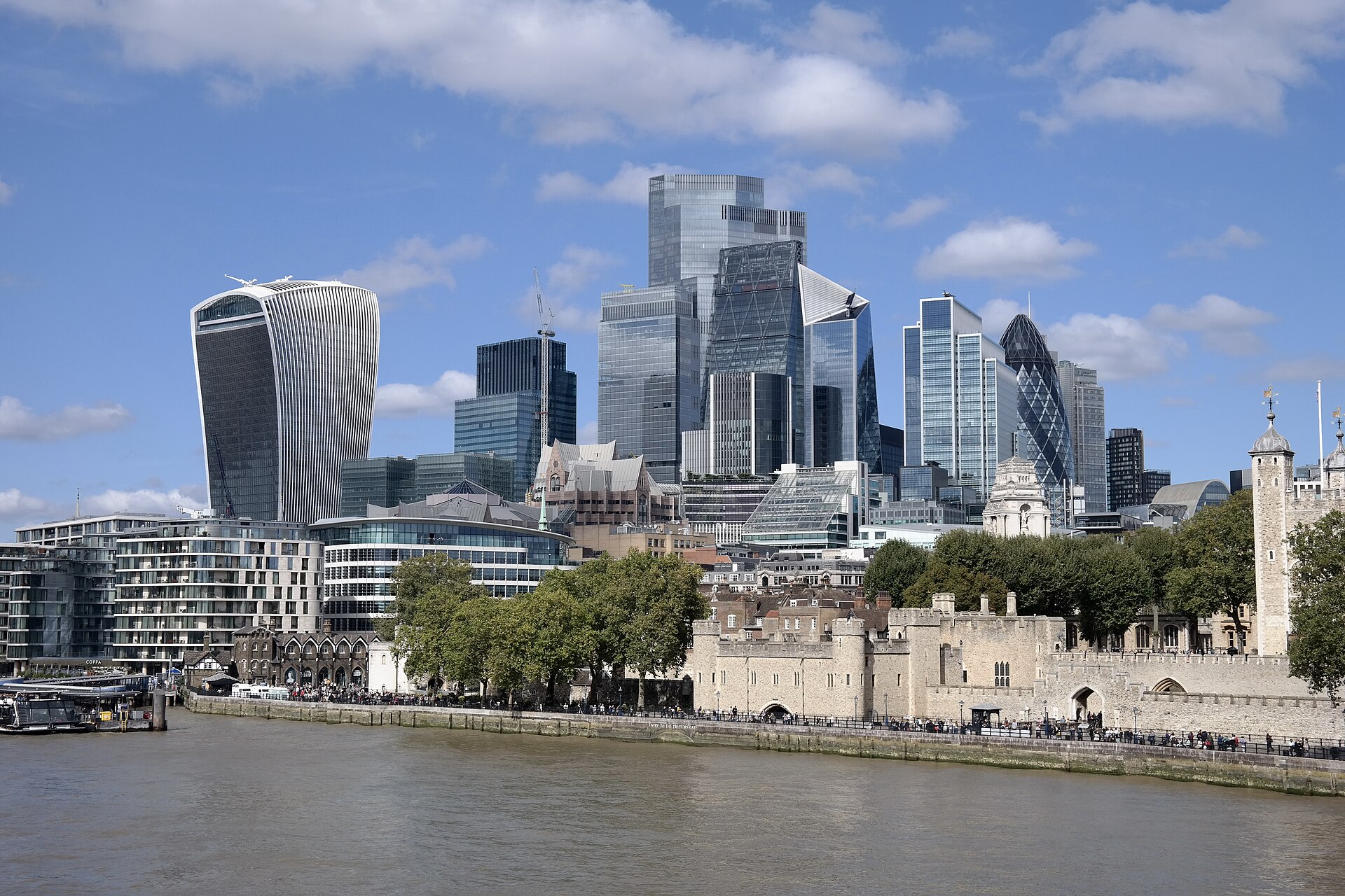 UK PMI October 2026 — the City of London skyline, as UK services growth hits an eight-month high