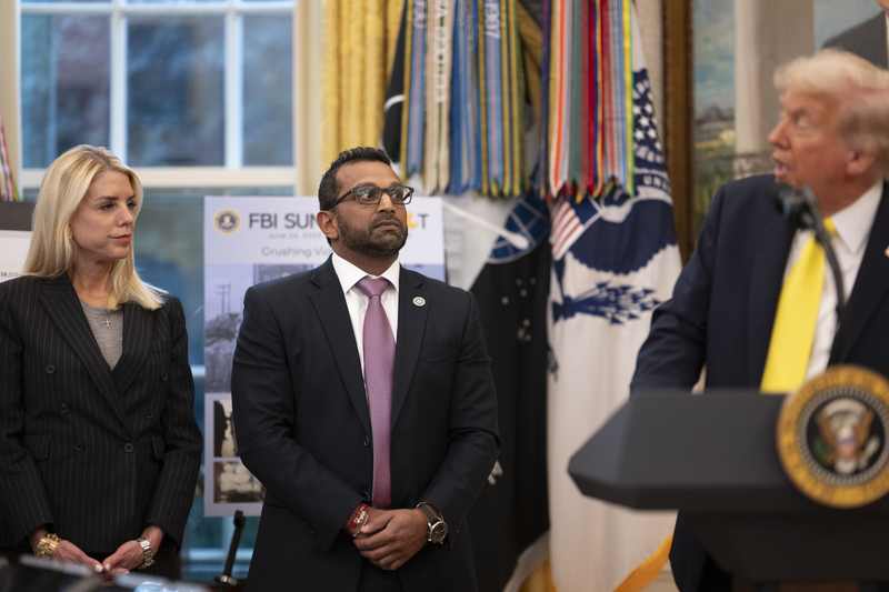 FBI Director Kash Patel at the White House
