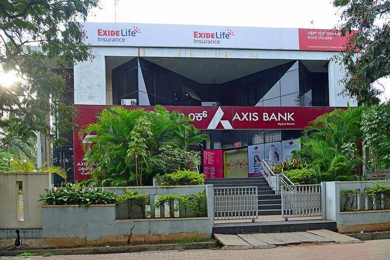 Axis Bank branch in Mysore, the first Indian bank in the Apple Pay India launch