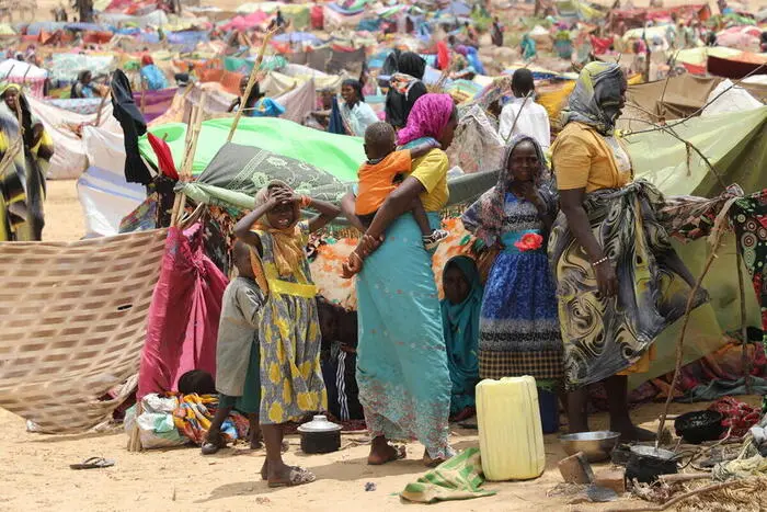 Sudanese refugees in Chad — Sudan's war has displaced 12 million people, the world's largest displacement crisis