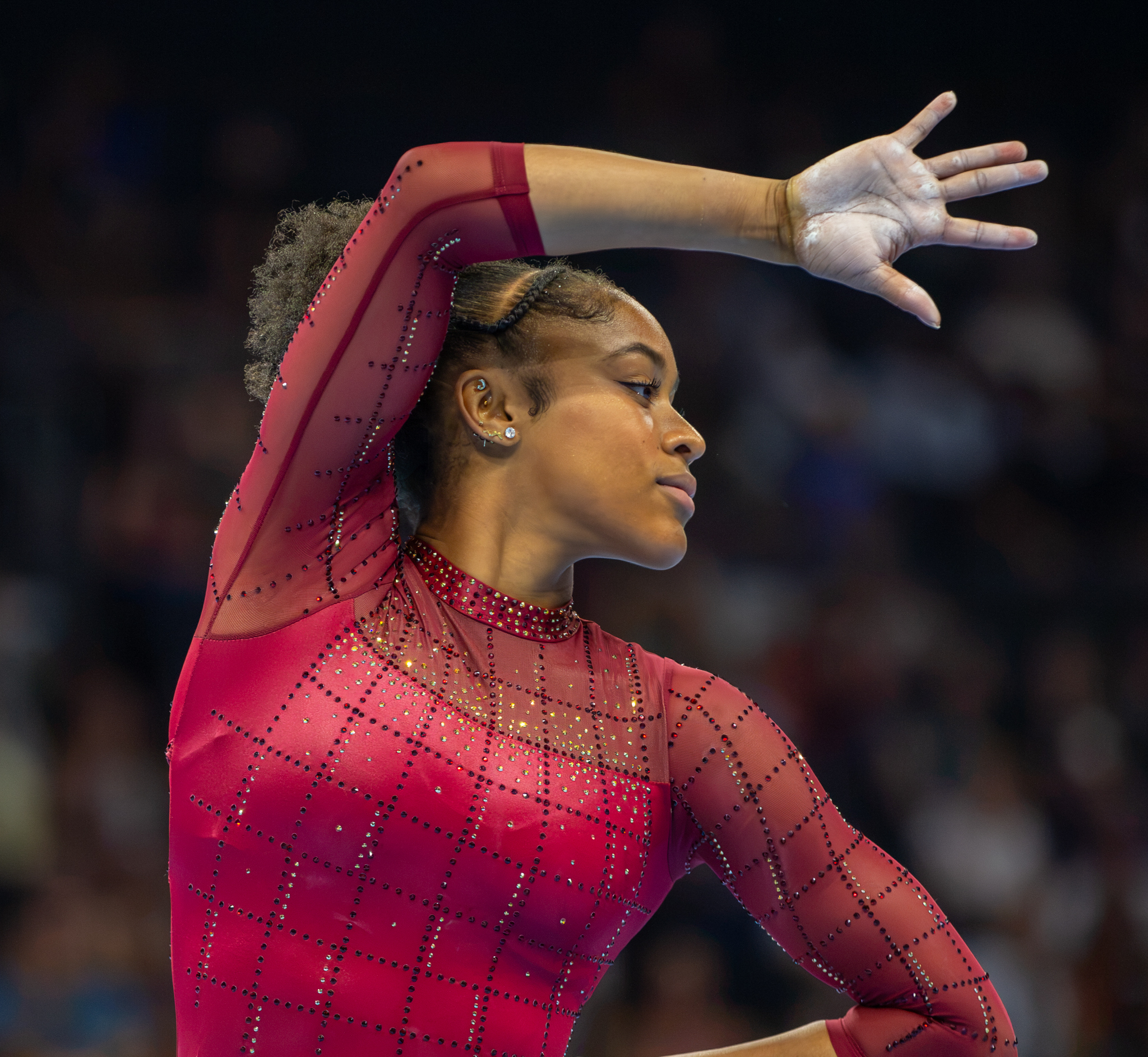 Skye Blakely gymnastics worlds results — Blakely in her floor routine at the 2026 U.S. Championships in August 2026