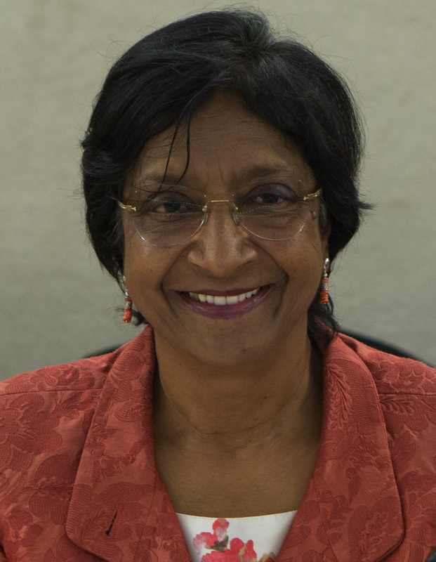 Navi Pillay, the Nobel Peace Prize 2026 winner, at the UN Human Rights Council in Geneva