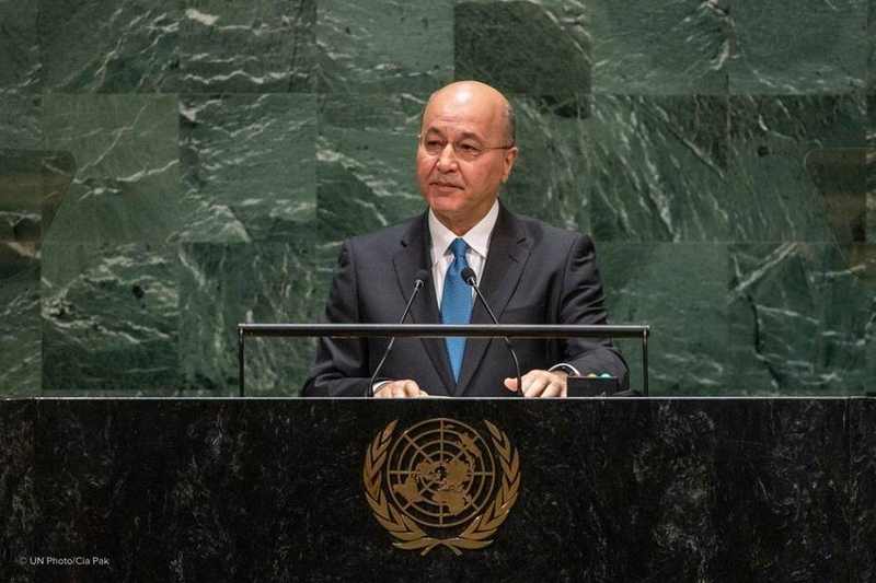 UN High Commissioner for Refugees Barham Salih, who urged a Sudan humanitarian truce in his first UN Security Council address