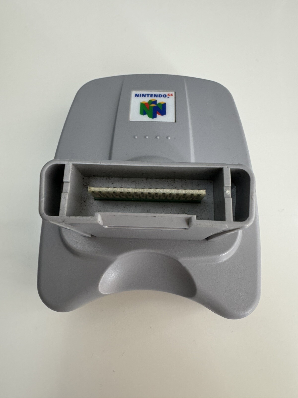 An original Nintendo 64 game cartridge — Ocarina of Time defined 3D adventure games on this hardware in 1998, file photo