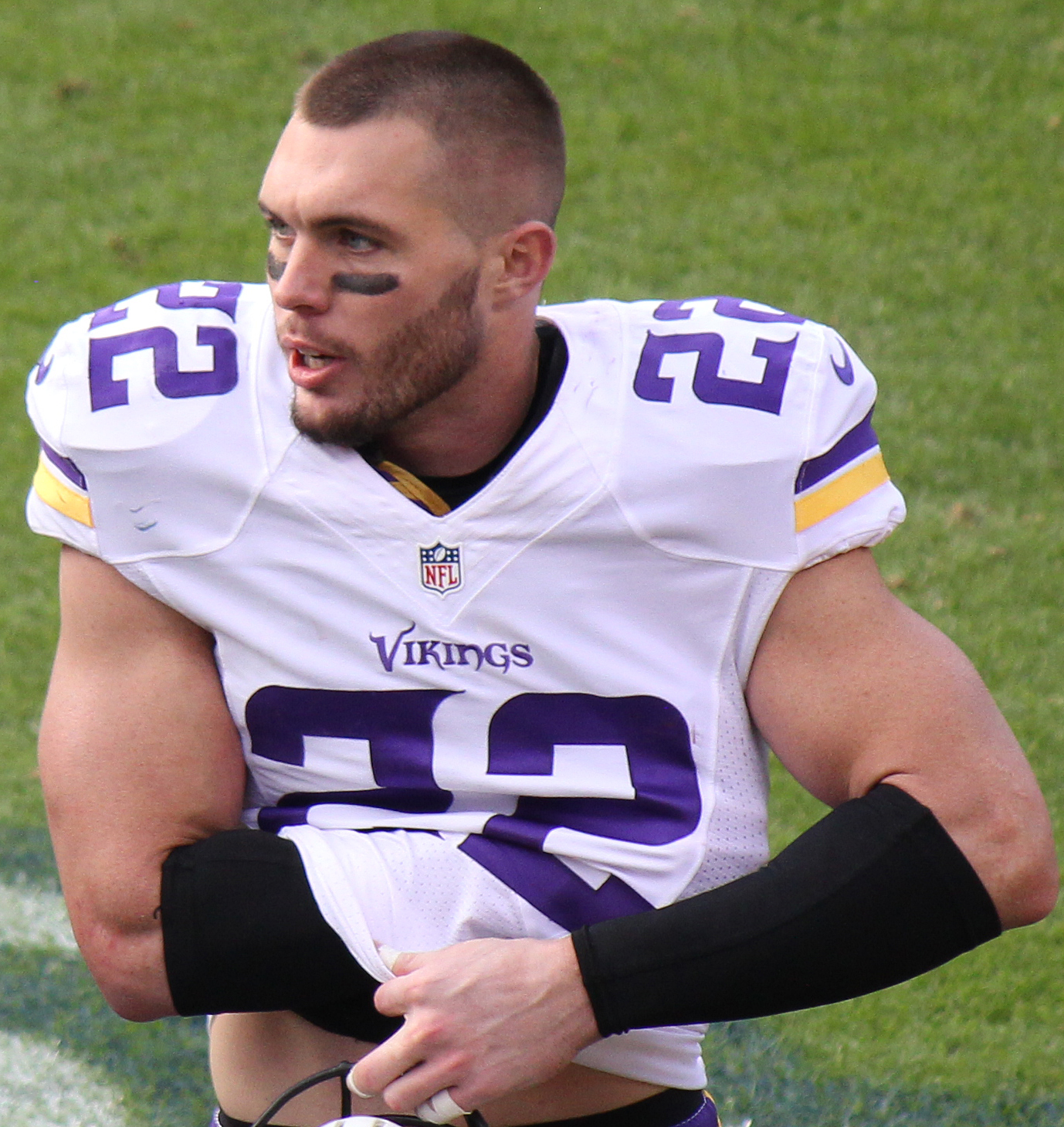 Harrison Smith, whose late interception sealed the Vikings beat Colts 16-10 win, in a 2015 file photo