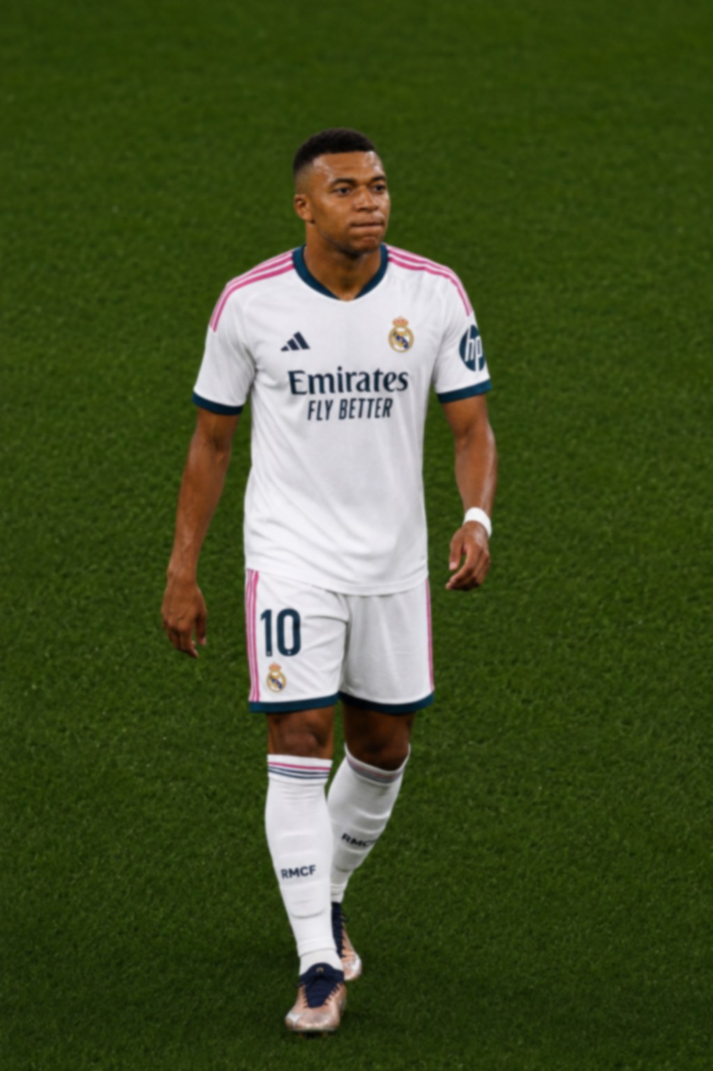 Kylian Mbappé in Real Madrid white in LaLiga, named a Ballon d'Or 2026 winner in one of the leaked official website pages