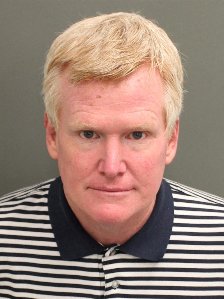 Alex Murdaugh in a Florida booking photo