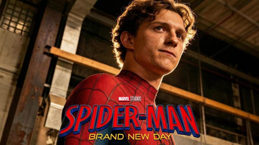 Tom Holland as Spider-Man in Brand New Day promotional artwork