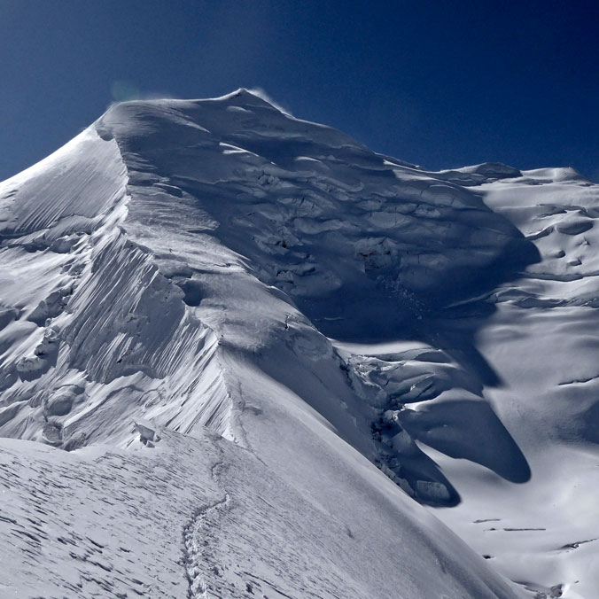 Himlung Himal, the 7,126-meter Nepalese peak hit by a deadly base-camp avalanche