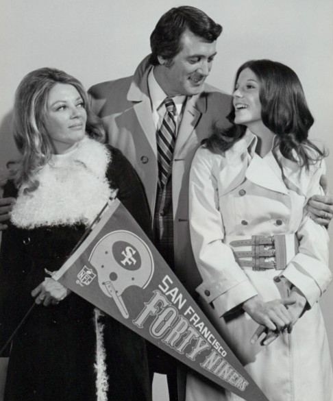 Sheree North, Rock Hudson and Susan Saint James in a 1972 publicity photo for McMillan and Wife