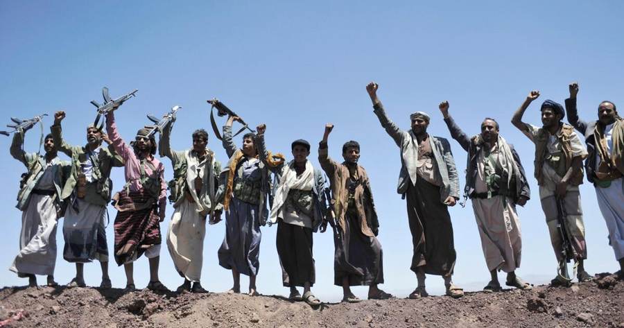 Houthi fighters in Yemen during the 2026 Red Sea coast offensive