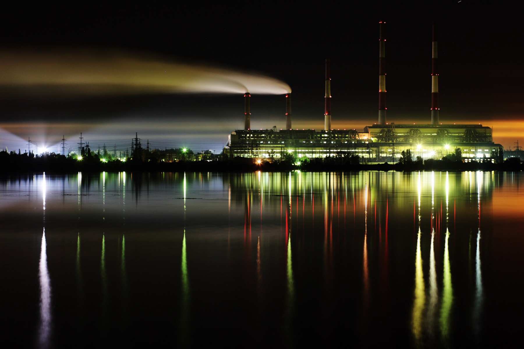 Zmiiv thermal power plant in Kharkiv region, Ukraine — file photo for the energy-war section of the Ukraine war day 1700 briefing