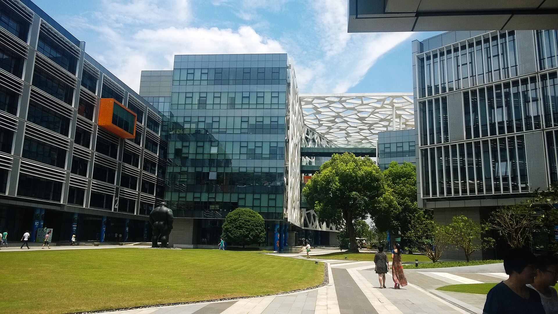 Alibaba's Binjiang campus in Hangzhou — file photo