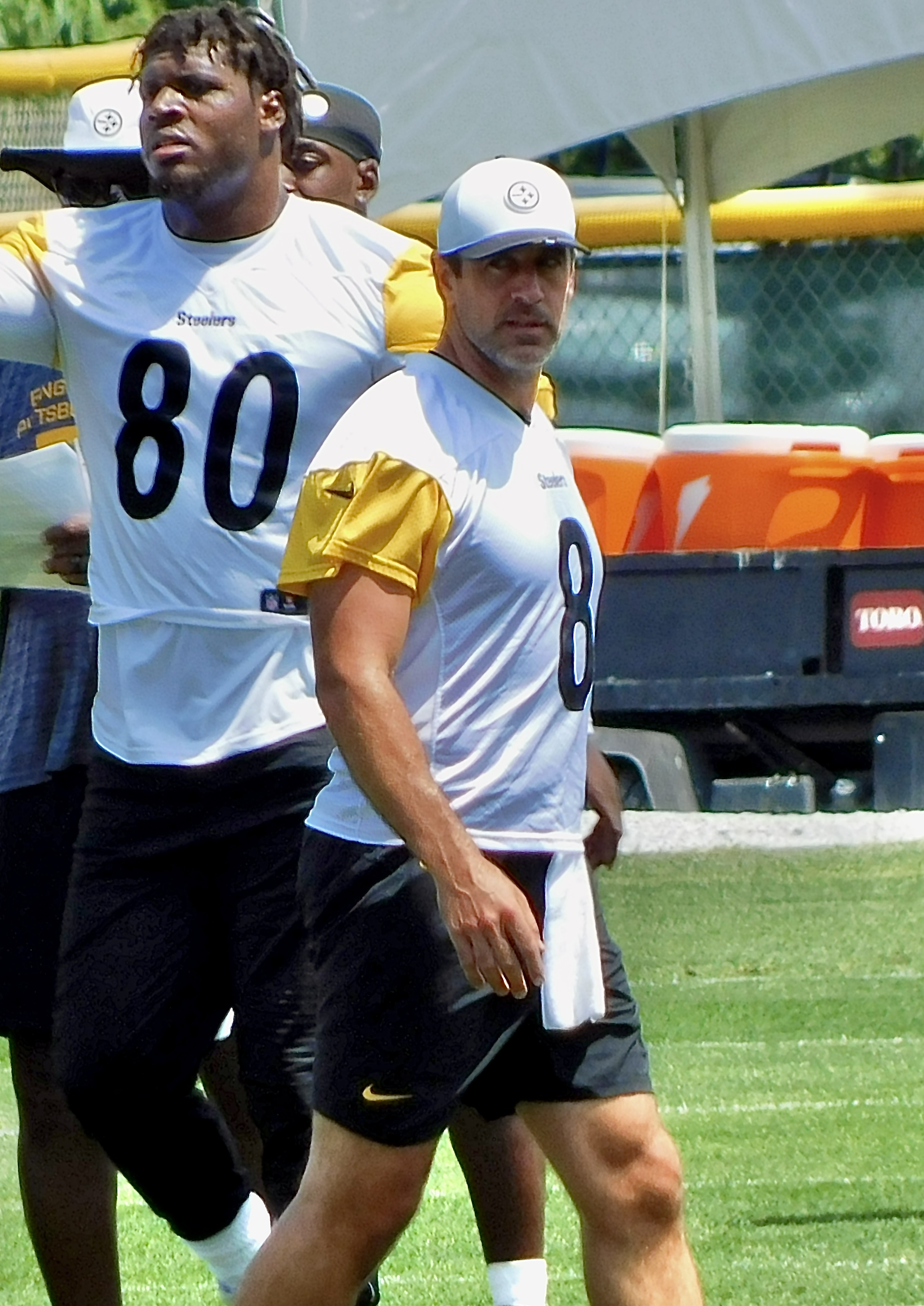 Aaron Rodgers of the Pittsburgh Steelers, who threw his 540th career touchdown pass in the Steelers Saints Paris game