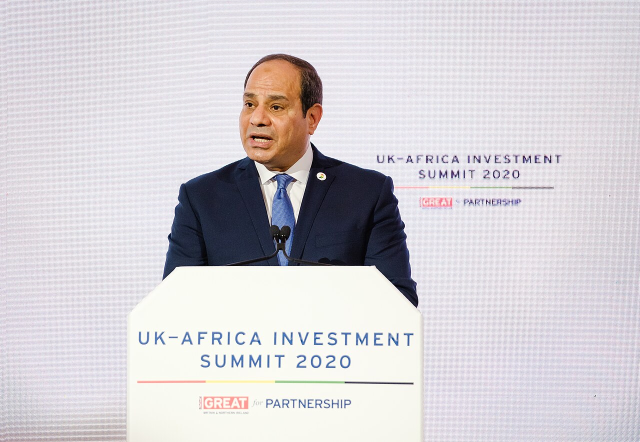 President Abdel Fattah al-Sisi, whose Egypt parliament Saudi Arabia vote request parliament granted on Monday