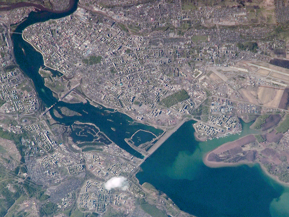 Irkutsk Siberia from the International Space Station