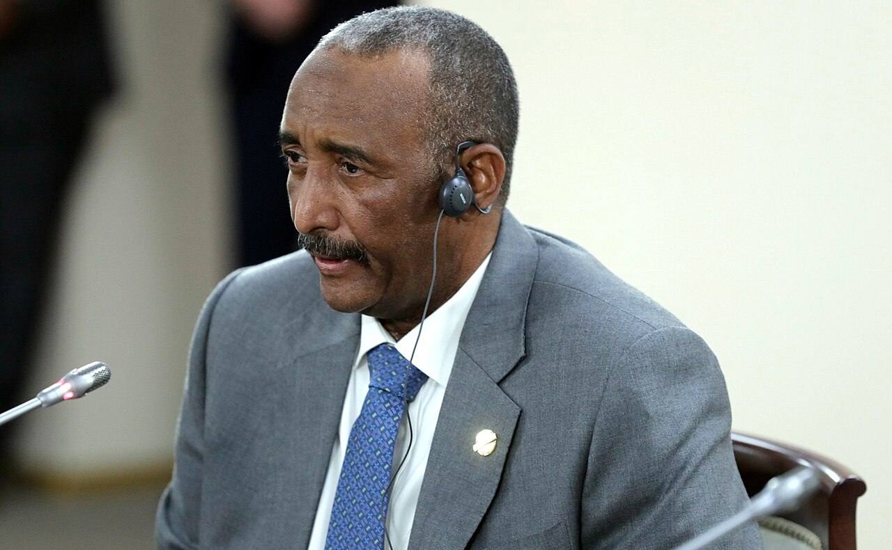 Sudan army chief General Abdel Fattah al-Burhan at the Russia-Africa summit in Sochi, October 2019
