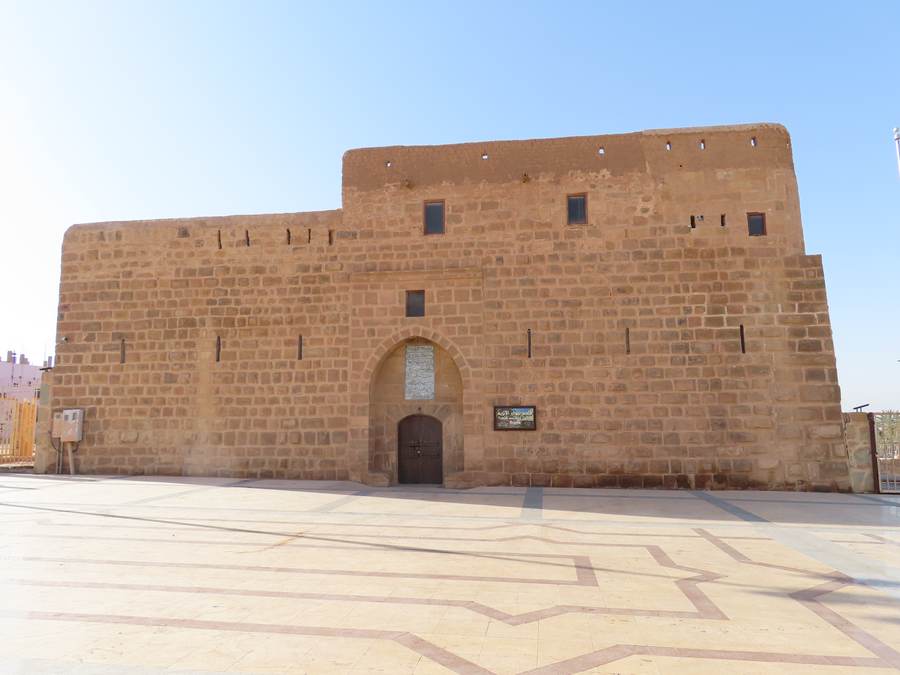 Tabuk Fortress in Tabuk, northwestern Saudi Arabia, where Flydubai flight FZ1073 made its emergency landing, stranding Israeli passengers
