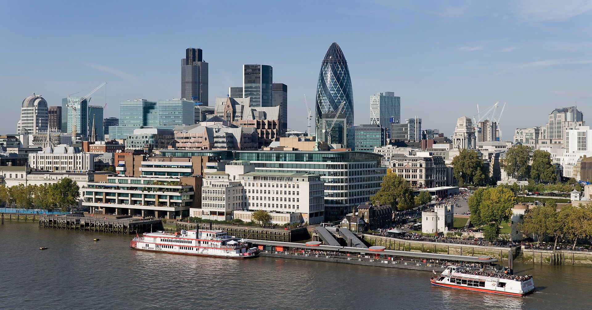 City of London skyline from across the Thames — LSEG buys Octus credit data deal